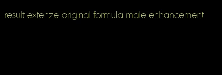 result extenze original formula male enhancement
